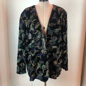 Trés Paquette Velvet Blazer